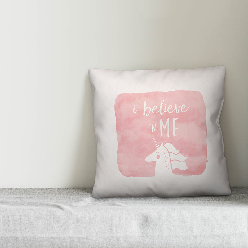 Coussin intérieur / extérieur I Believe in Me, Pas de bourre