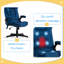 Fauteuil de bureau 6 points