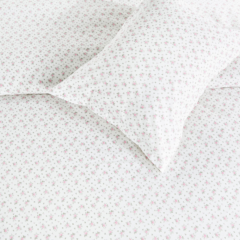 Ensemble de couette La Fleur, Rose, Très grand