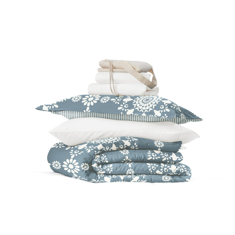 Ensemble de literie pour 8 personnes TG - ensemble d'édredon, ensemble de draps, oreillers et sac à linge