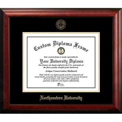 Northeastern University Embossed Diploma Picture Frame