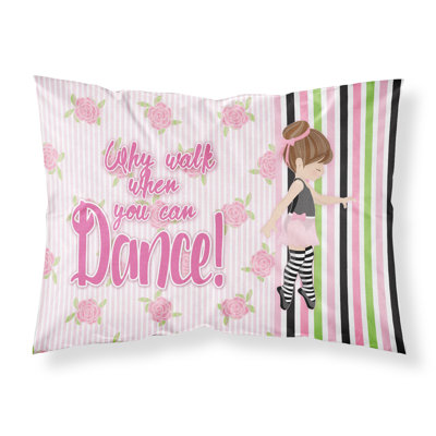 Taie d’oreiller à poils ballet danse rayures