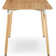 Stephenie 4 Person Dining set - a Rectangular Plastic Dining Table with Wooden Legs and a Set of 4 Faux Leather Cushion Padded Dining Chairs for Dining Room - Modern Dining Table Set