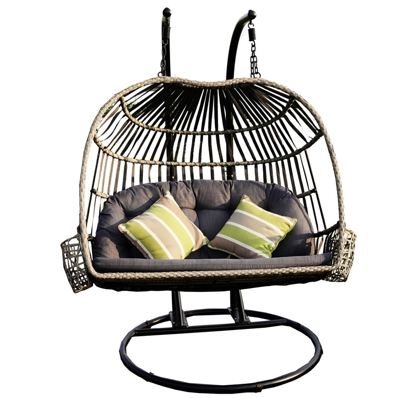2 Person Swing Chair with Stand