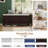 Classic Shoe Bench With Cushion And Three Drawers, Fluted Entryway Storage For Living Room, Hallways, And Entryway-1536305201