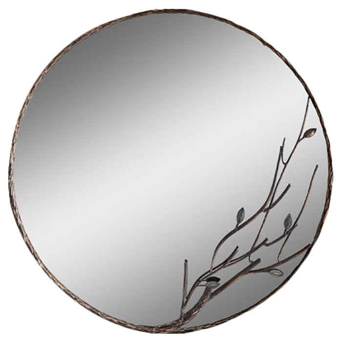 Twig Flat Metal Wall Mirror