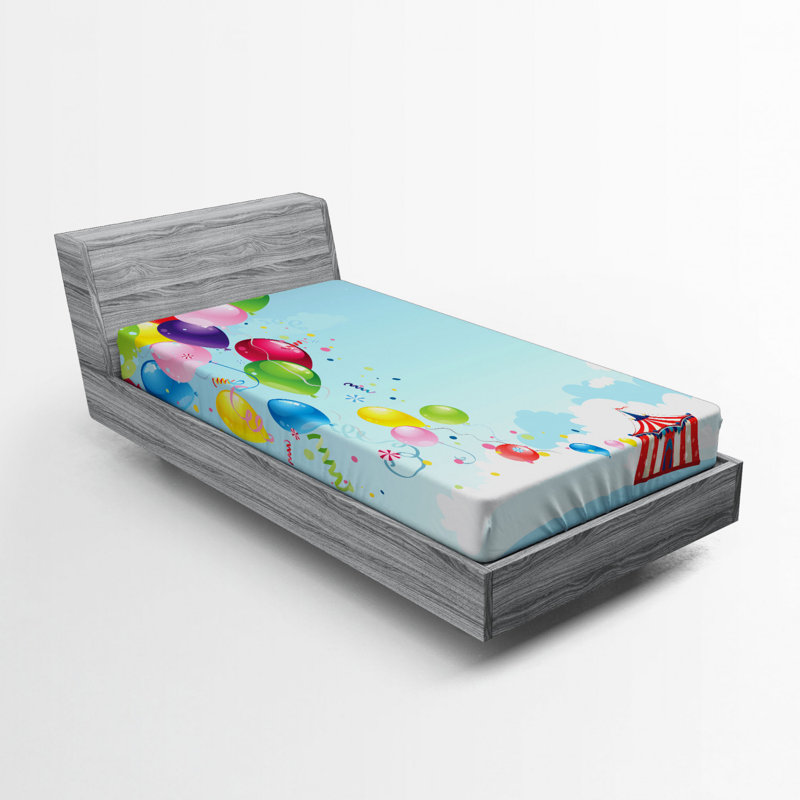 Circus Microfiber Fitted Sheet, Twin XL Fitted Sheet
