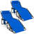 Oversize Folding Chaise Lounge with Adjustable Backrest Pillow Pocket-677775124-677775122