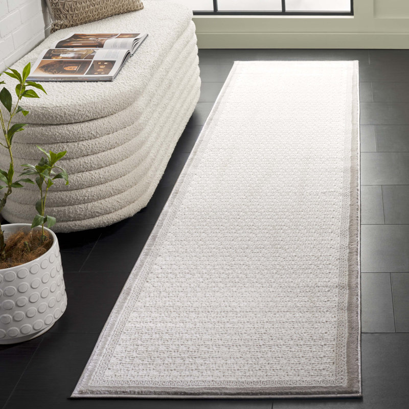 Tapis géométrique de performance Kevinmichael, Tapis de couloir 2 pi 3 po x 8 pi