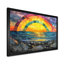 Coastal Rainbow Over The Rocky Shoreline - Art mural arc-en-ciel-1546077420-1546077409