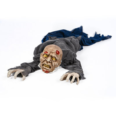 55 "Halloween goule rampante animée, activée par le son