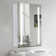 Adonica Surface LED Frameless Medicine Cabinet with Mirror and 2 Fixed Shelves