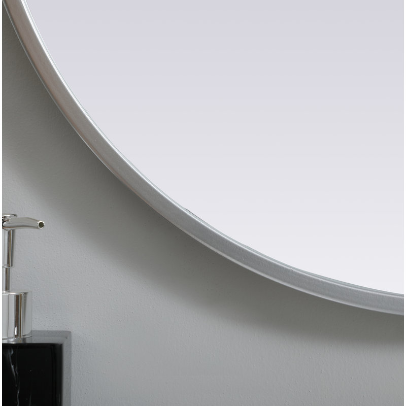 Miroir mural Sabine, 30 po x 20 po, Argent