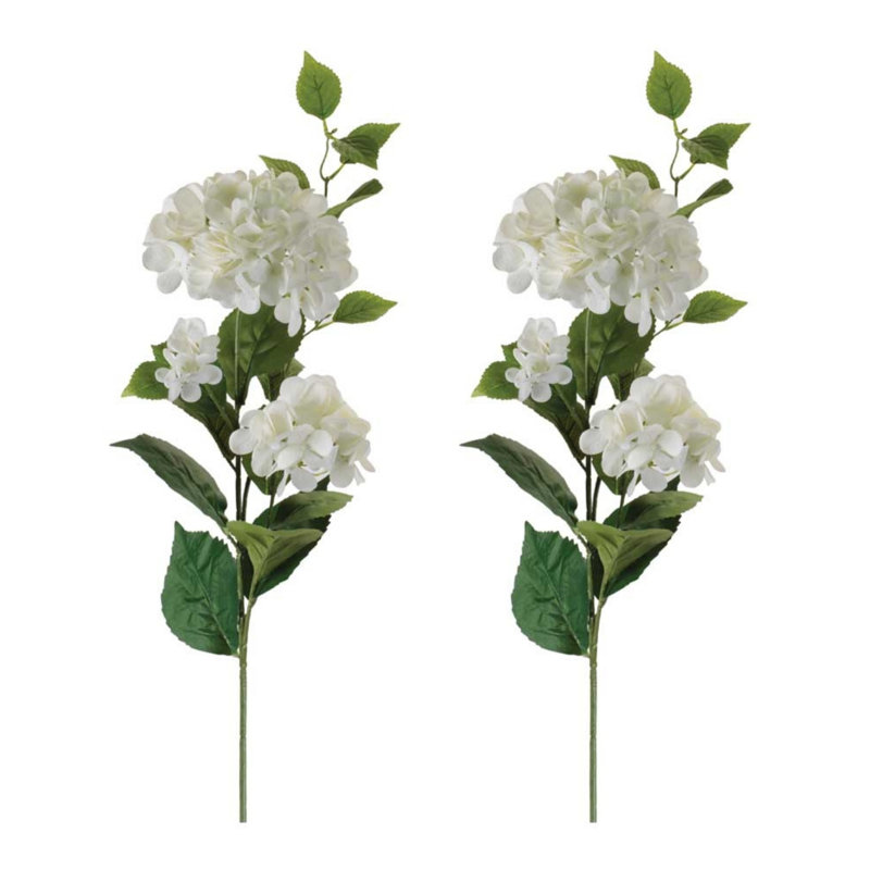 Vaporisateur d'hortensia floral (ensemble de 2), Blanc, vert