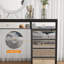 Meuble-lavabo à miroir 51 po avec 13 tiroirs style Hollywood-727290427