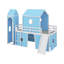 Lit mezzanine simple avec glissade et tour-808780360