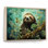 «Sloth Jade Journey», reproduction d'art sur toile encadrée