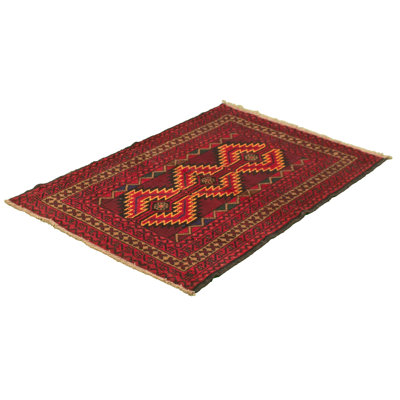 Besnard One-of-a-Kind 3'10" X 5'8" New Age Wool Area Rug in