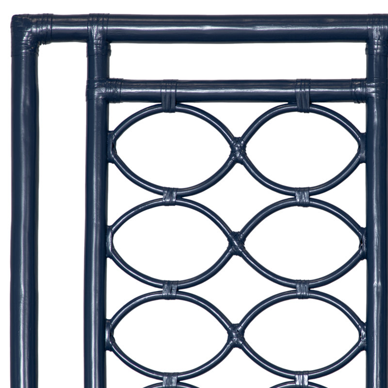 Infinity Low Profile Platform Bed, Navy, Twin