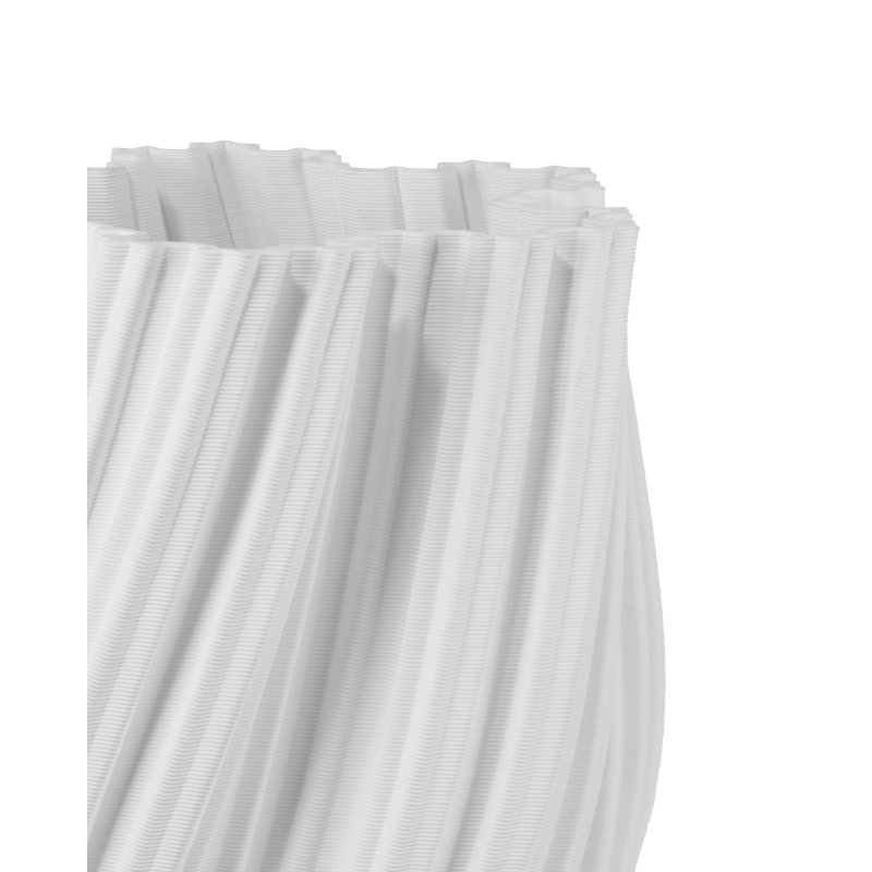 Whorl Porcelain Table Vase, overall height- 19.5''