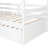 Twin Size House Bed Wood Bed With Twin Size Trundle ( White )