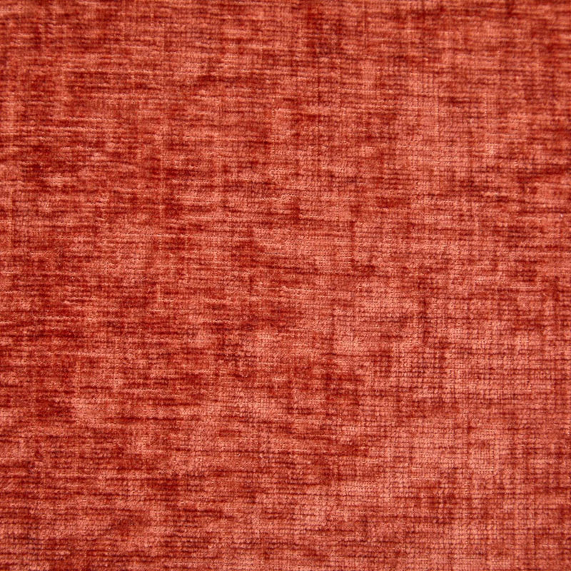Chaise de bureau Furniture, Chenille orange, Argent