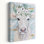 Annabelle la vache fantaisiste, portrait de vache contemporain, art floral