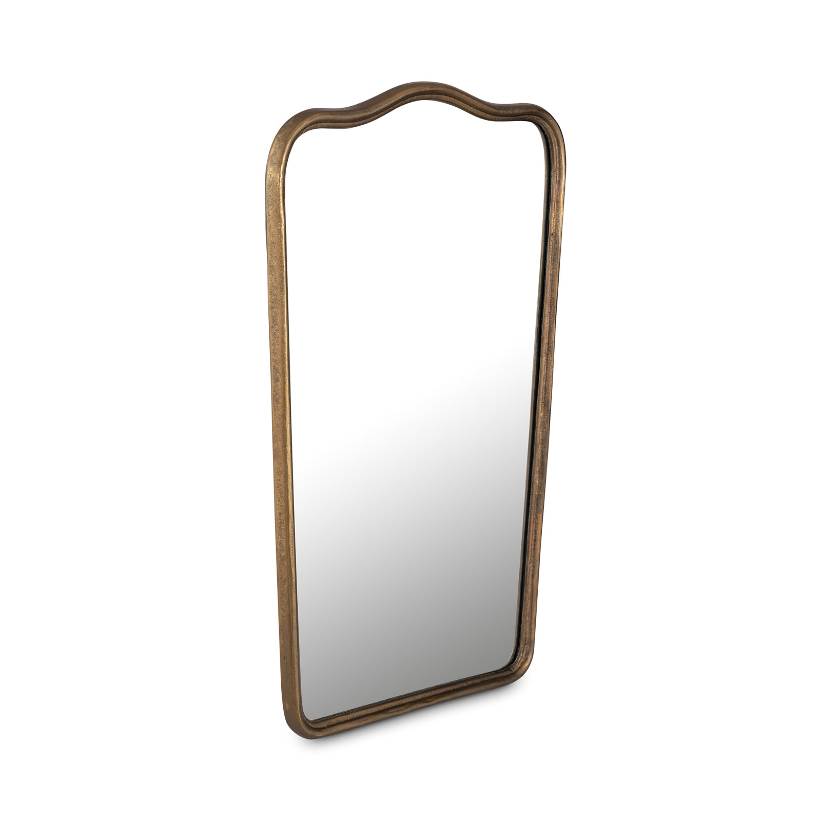 Metal Rectangle Mirror, Yellow