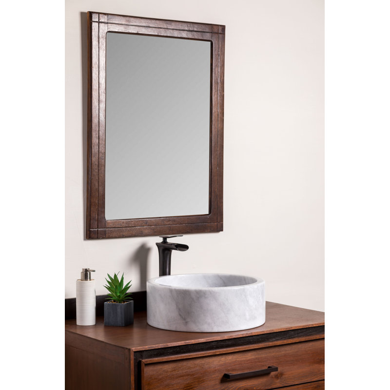 Laguna Marble Ordu 16'' White Stone Circular Bathroom Sink