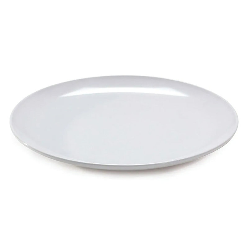 ML-243-BK – 24" Round Display Plate, 2" Deep, White