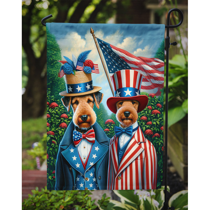 Drapeau All American Garden, Terrier brun
