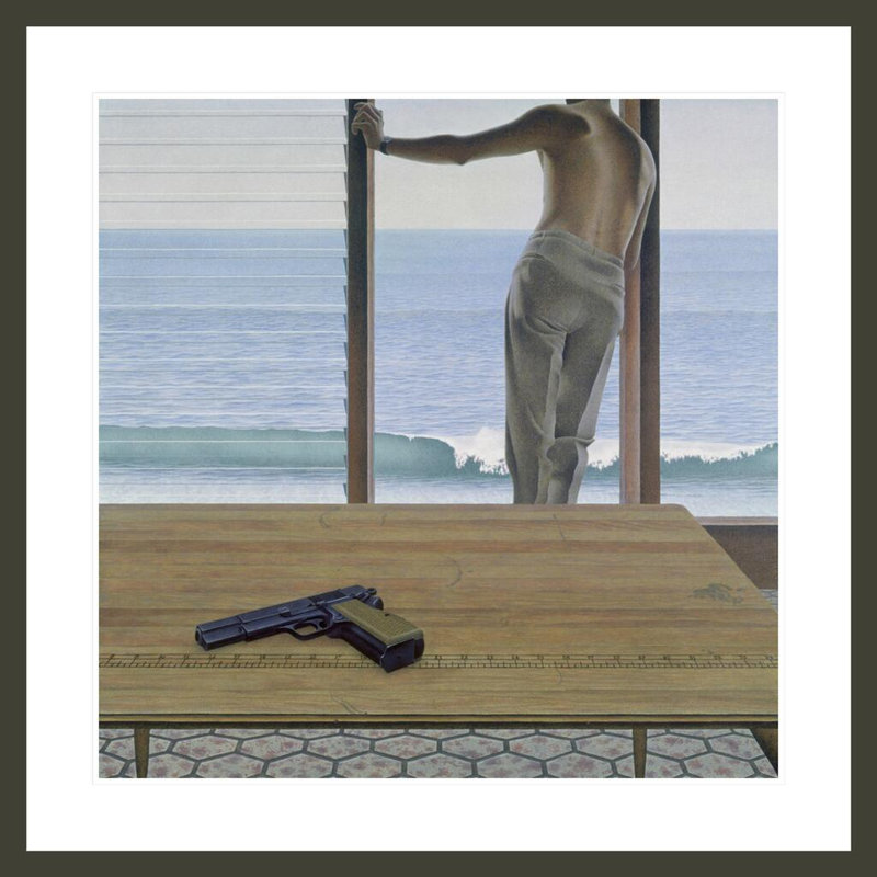 Pacific by Alex Colville -Framed Giclee Print, 33.5" H x 33.5" W