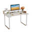 Bureau d'ordinateur en bois blanc-384343912