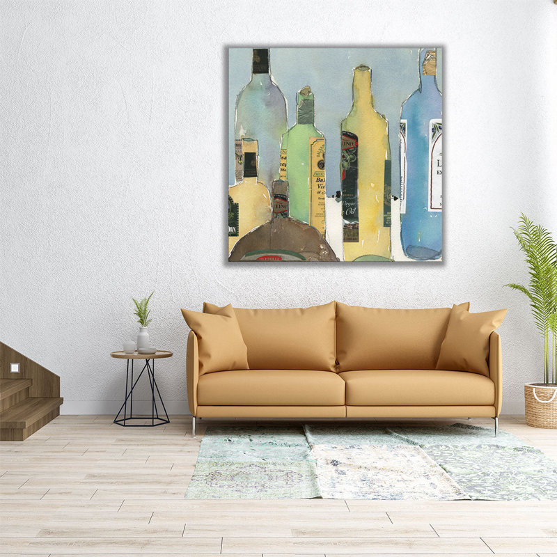 Huile et vinaigre IV - reproduction d'art sur toile, H 12 po x l 12 po