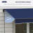 Outsunny 98.5" W x 59" D Polyester Retractable Patio Awning-96861868-112964795-112964798