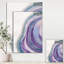 Peinture abstraite à l'aquarelle sur toile - Geode II-55950718