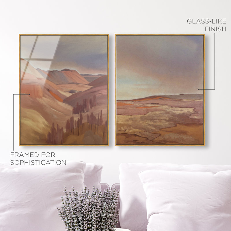 Collected Views Set High-Gloss Acrylic Glass Wall Art Landscape & Nature Print by Oliver Gal, Ready to Hang, 16 x 20