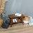 Solid Wood Entryway Shelf Storage Bench-755366457