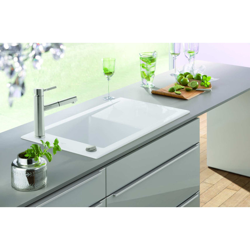 Timeline Single Bowl Inset Kitchen Sink