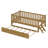 Platform Bed With Guardrail And Trundle-2024136332