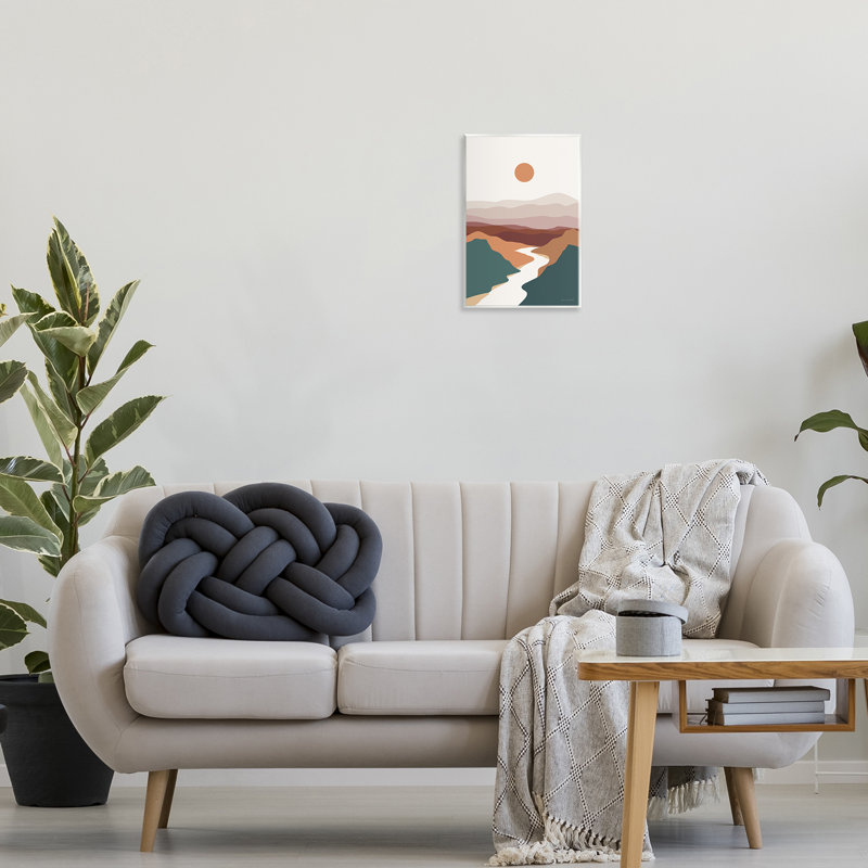 «Natural Mountain Valley» par Omar Escalante, H 15 po x l 10 po