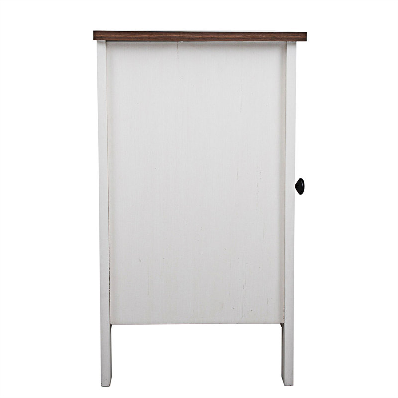 Table de chevet blanche Rollison