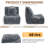 Bean Bag Chair For Adults, Giant Bean Bag Chair With Pillow, Memory Foam Beanbag Sofa Chair With Soft Faux Fur For Living Room Bedroom Or Reading Nook-1224811633