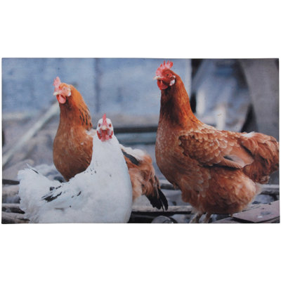 Printed Doormat (Chicken)
