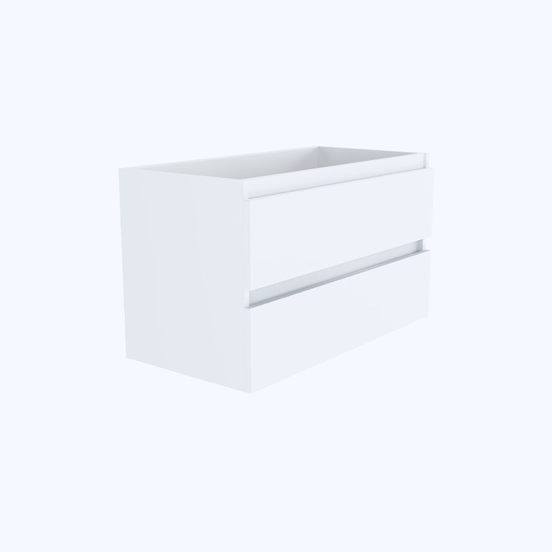 Salt 35.13'' Single Bathroom Vanity Base Only, White