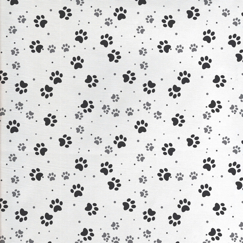 Tissu d’impression patte, H 36 po x l 58 po x P 1 po