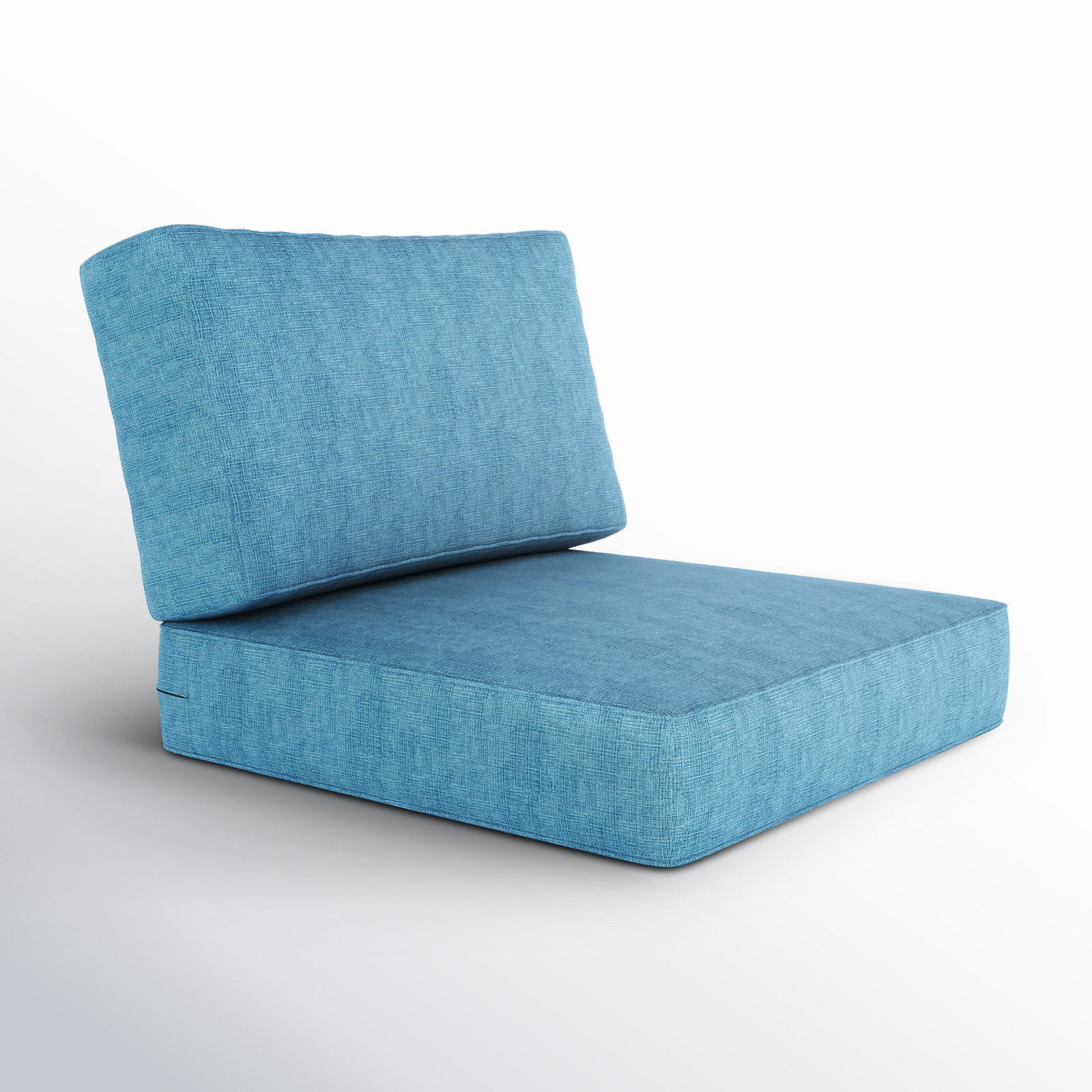 Lani Outdoor Sunbrella Seat/Back Cushion, Cast Horizon Sunbrella® Plainweave