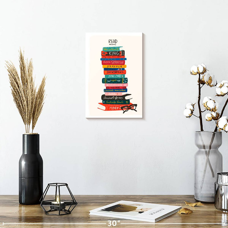 Keiraleigh Read More Book Stack, 12" H x 8" W