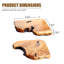 Ensemble de 2 tablettes d'angle flottantes