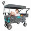 Wagon utilitaire pliable avec auvent amovible
